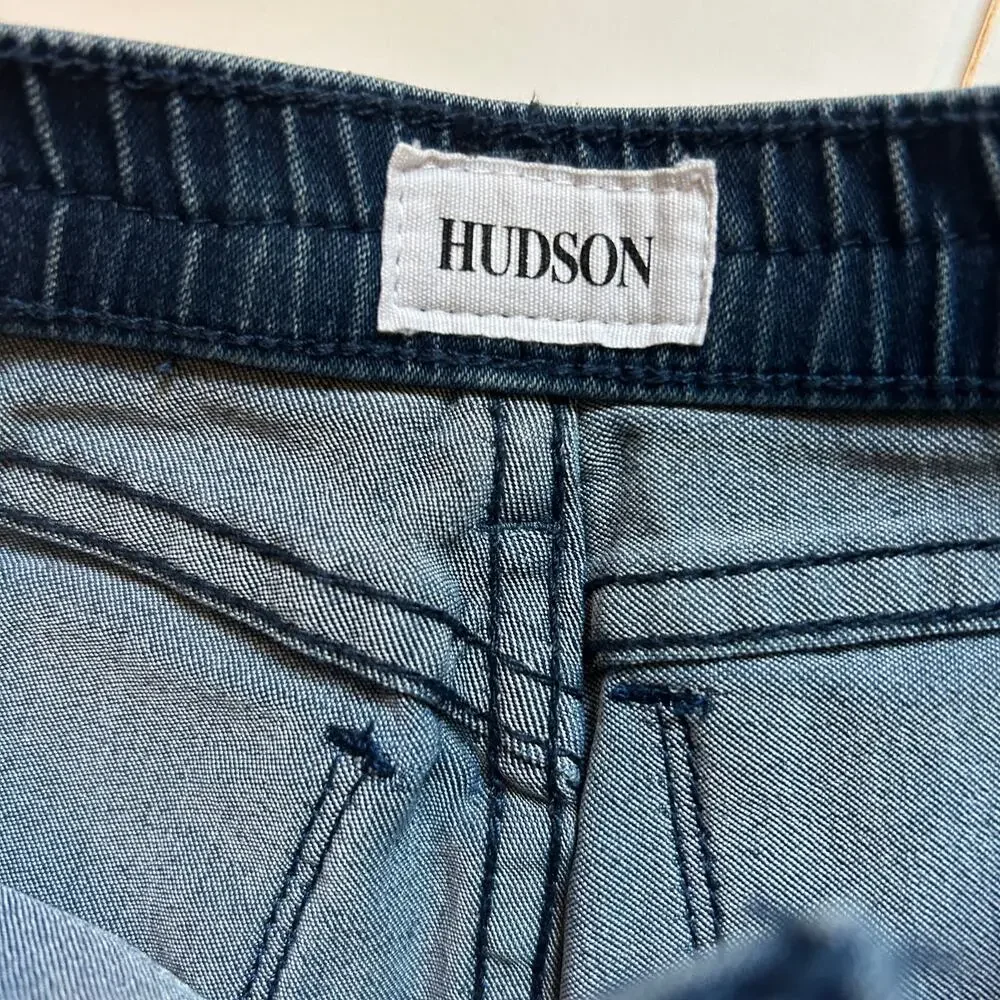Hudson Kids Dark Wash Skinny Jeans Frayed Hem - Size 4T